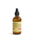 Brown bottle of OWAY sublime hair milk on a white background