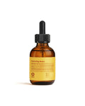 Brown glass bottle with OWAY copper labeled 'nurturing drops' on a white background