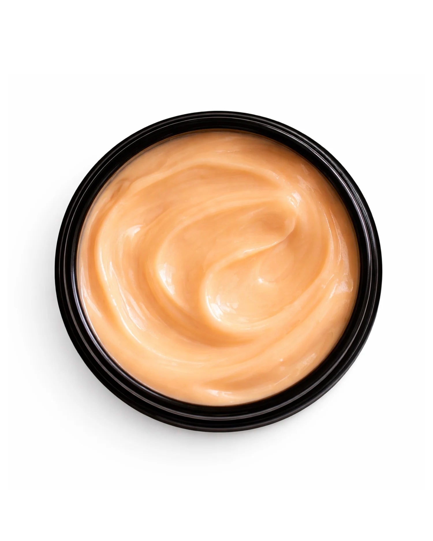 Container of orange OWAY sunset hour hair mask on white background