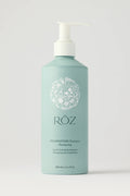 Green Roz Foundation shampoo bottle on white background